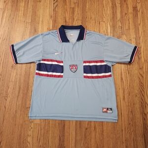 Nike USA Vintage 90s Soccer Away Jersey 1995 / 97 Mens Size XL RARE